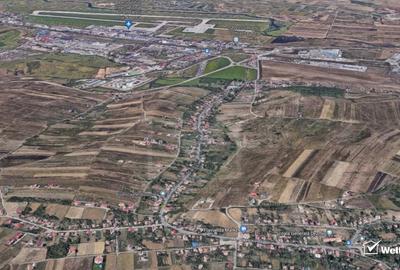 Parcela 1610 mp, 13,9/114 m, pozitie foarte buna cu panorama, Dezmir