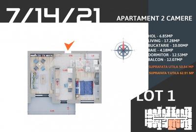 Apartament 2 camere cu Parcare Subterana | Finalizat Mutare Rapida - 2