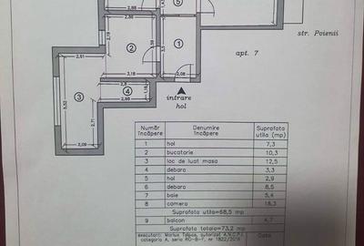 Apartament cu 2 camere decomandat în Central - 1