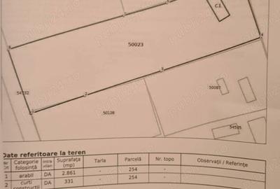 Casă cu 2 camere cu Teren 3240 Mp în Mânăstireni - 3