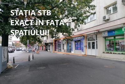 Exact in statia STB, MOSILOR intersectie Carol, 104mp OPEN, vitrina 13m, trafic - 8