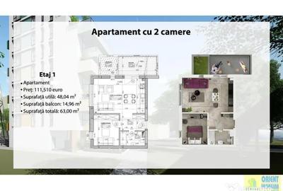 Apartament cu 2 camere decomandat în Central - 12