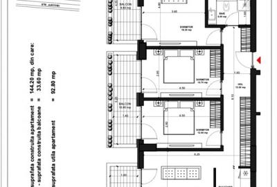 Unirii, 4 camere si  2 parcari  de la dezvoltator - 6