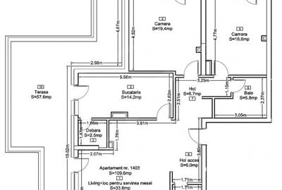 Penthouse 3 cam 110mp, terasa 57mp, Zorilor - Lidl Frunzisului - 6