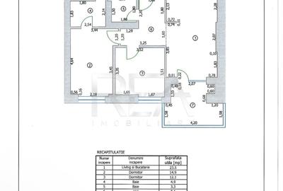Apartament 3 Camere | Complexul rezidential Cortina North | Nemobilat |