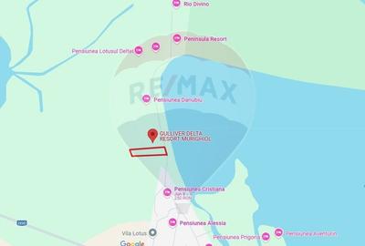 Teren intravilan de vânzare Pensiune Murighiol  Delta Dunării Tulcea - 1