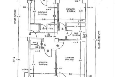 Apartament cu 3 camere decomandat în Central - 8