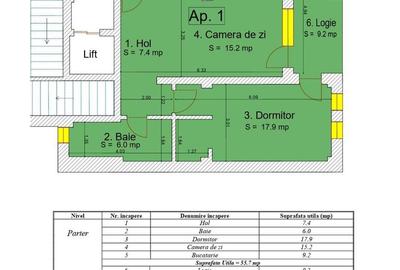 Spațiu comercial, de 244 mp, în Nufărul - 6