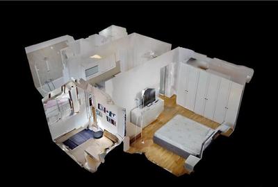 Tur 3D! Garsoniera de inchiriat, la casa, acces auto in curt - 12