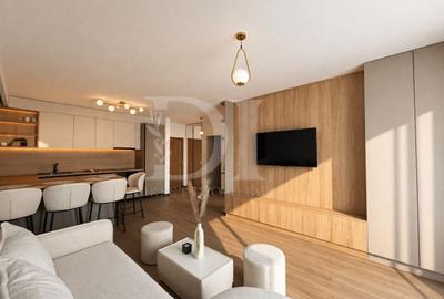 Apartament cu 2 camere semidecomandat, mobilat în Florești