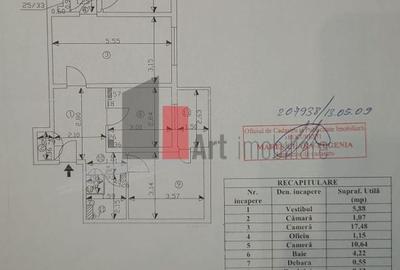 Apartament cu 3 camere semidecomandat în Chișinau