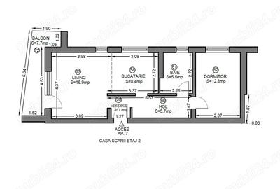 Apartament cu 2 camere semidecomandat în Dumbrăvița - 6