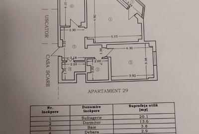 Apartament cu 2 camere decomandat în Ultracentral