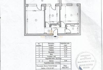 Apartament cu 2 camere decomandat, mobilat în Central - 6