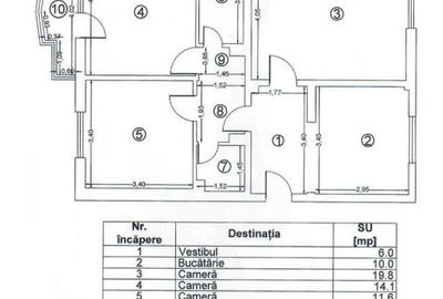 Apartament cu 3 camere decomandat în Cotroceni - 2
