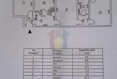 Ap 3 camere, ETAJ 3 conf I semid, Hipodrom - 6