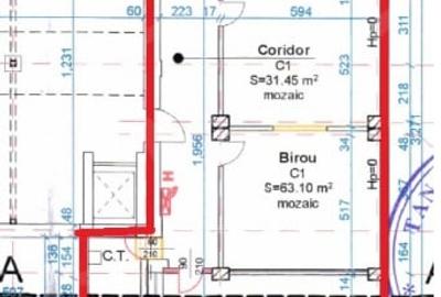 Spatiu multifunctional 270mp cladire noua Clujana - piata 1 Mai - 4