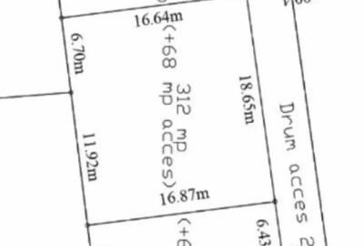 Teren de 1135 mp, în Bariera Vâlcii