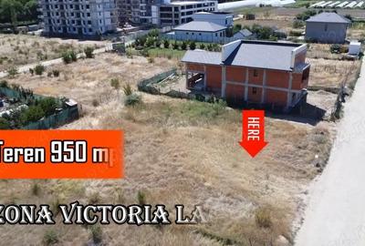 Teren 950mp., deschidere 28ml. , zona Victoria Lac