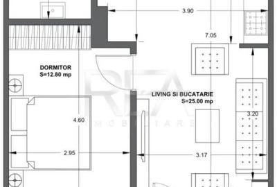 Apartament cu 2 camere semidecomandat în Matei Voievod - 4
