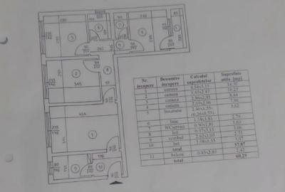 Apartament cu 3 camere în Dascălu - 1