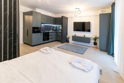 Ivory, rond OMV, Pipera, studio nou, lux, mobilat, TVA 0 - 2