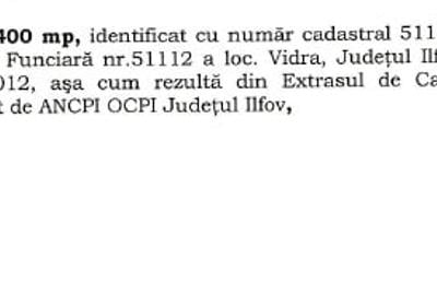 Teren intravilan 400 mp+100  | Comuna Vidra | Parcelat | Cadastru si intabulare - 3