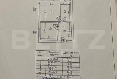 Apartament 2 Camere Modificat Parter - 12