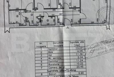 Apartament decomandat, 3 camere, 79mp, zona Pia?a Mare - 6