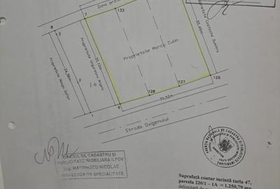 Teren Construcții intravilan de 1251 mp, în Exterior Est