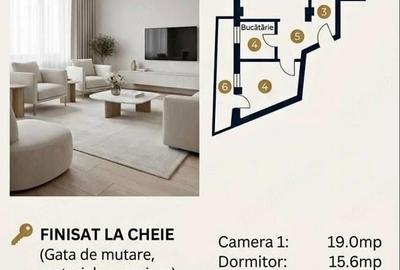 Apartament cu 2 camere decomandat în Dămăroaia - 3