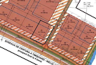 Teren INDUSTRIAL cu PUZ de vanzare pe CENTURA - Dumbravita - 2
