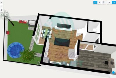 Apartament cu 2 camere decomandat în Parcul Circului