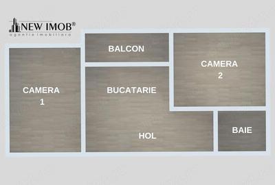 Apartament cu 2 camere decomandat în Ultracentral