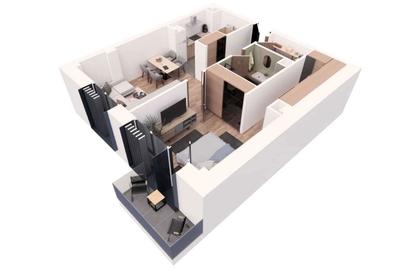 Apartament cu 2 camere în Ultracentral - 5