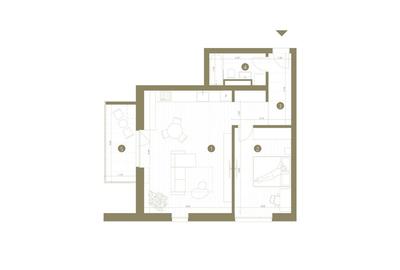 Apartament cu 2 camere în Confecții - 2
