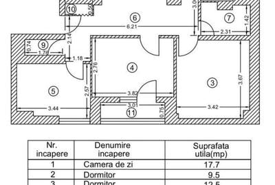 Apartament cu 4 camere decomandat în Berceni - 4