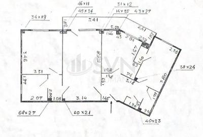 Apartament cu 3 camere semidecomandat în Titan - 10