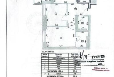 Apartament 3 camere - LUX - BALCON 10 MP - zona pipera- CORTINA NORTH - 9