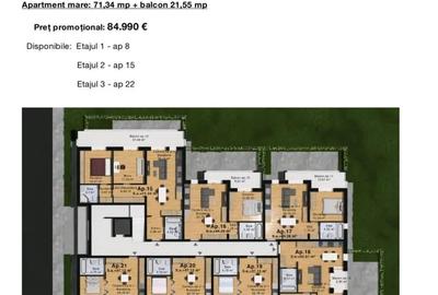 Apartament cu 3 camere decomandat în Careiului - 2