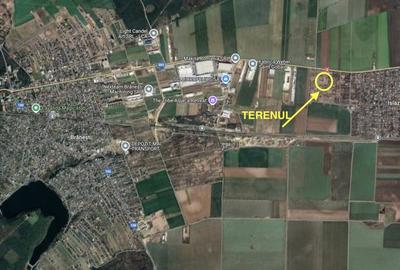 Teren de vanzare-Sat Islaz-Comuna Branesti -Deschidere de cate 20m la 2 strazi - 4