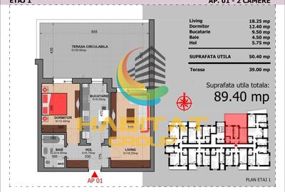 Apartament cu 2 camere în Central - 11