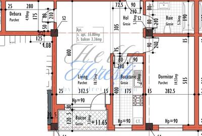 Apartament 2 camere , 52,4 MP, zona Dambu Rotund, Cluj - 8