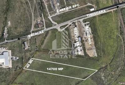 Teren de 14700 mp, în Mehala