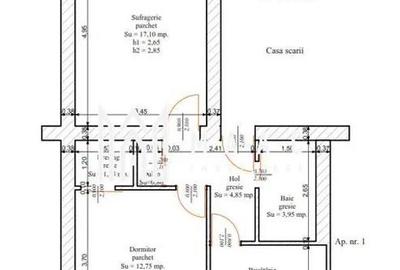 Apartament 2 camere | Parter | Decomandat | 48 MP | Turnisor Apartament 2 camere | Parter | Decomandat | 48 MP | Turnisor - 7