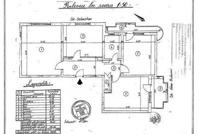 Apartament cu 3 camere decomandat, mobilat în 13 Septembrie - 55