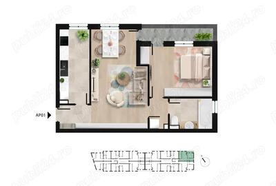 Apartament cu 2 camere decomandat în Giulești - 2