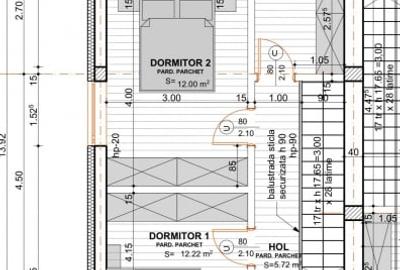 Duplex cu 4 camere cu Canalizare în Moșnița Nouă - 14