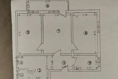 Apartament cu 3 camere semidecomandat în Nicolae Titulescu - 10