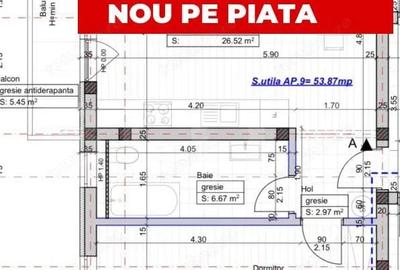 Apartament cu 2 camere semidecomandat în Giroc